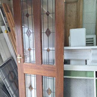 Hardwood oak front door